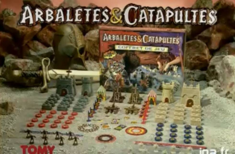 Le jeu de société arbalètes et catapultes